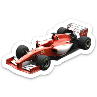F1-car sticker