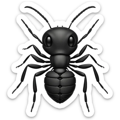 Ant head sticker