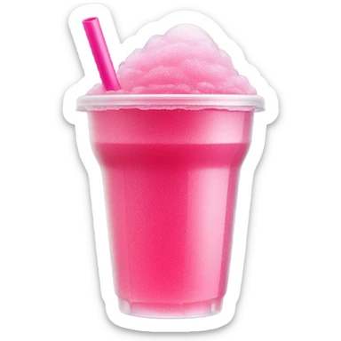 Pink slush alani energy drink sticker