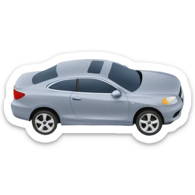 Guy’s car falling off the cliff of a mountain sticker