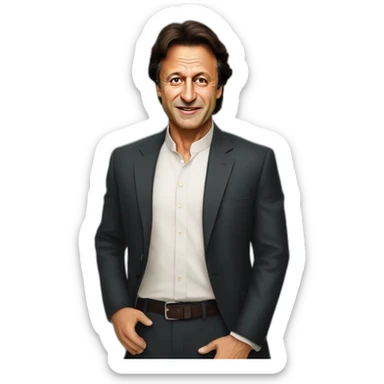 imran khan PM of pakistan sticker