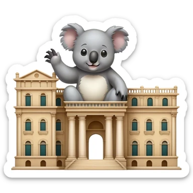 Koala building palazzo sticker