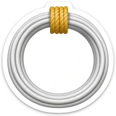 white rope line sticker