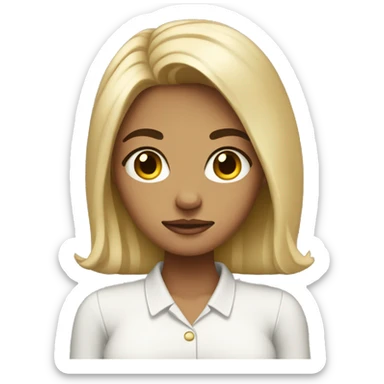 rich, spoiled, unsympathetic teenage girl sticker