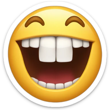 mouth closed by a half-open zip sticker