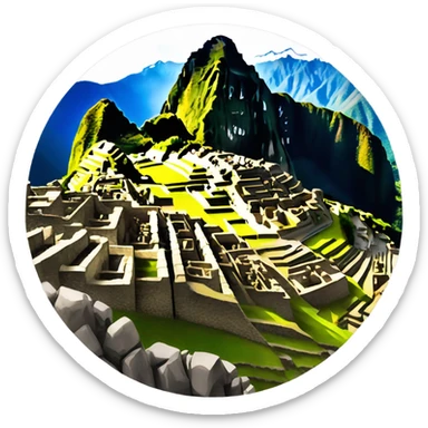 Machu Picchu sticker