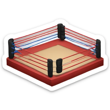 Boxing ring  sticker