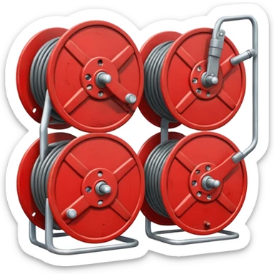concert Cable reels red sticker