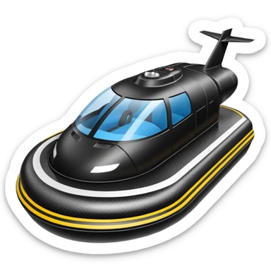 carbon fiber hovercraft sticker