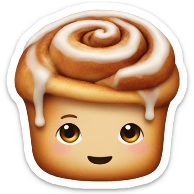 Cinnamon bun sticker
