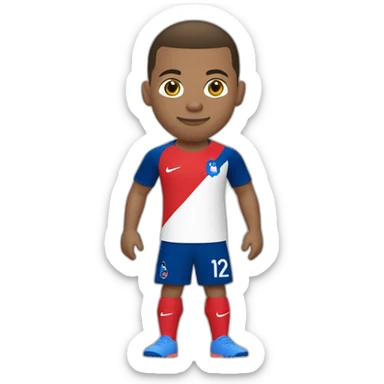 Killian Mbappé équipe de france sticker