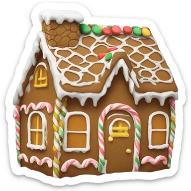 Gingerbread house sticker
