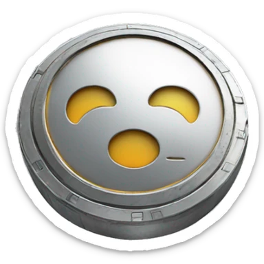 space coin token sticker