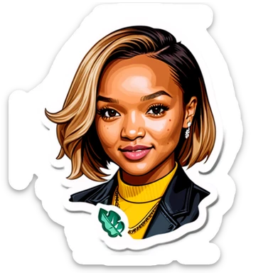 Photo Realistic Karrueche Tran  sticker