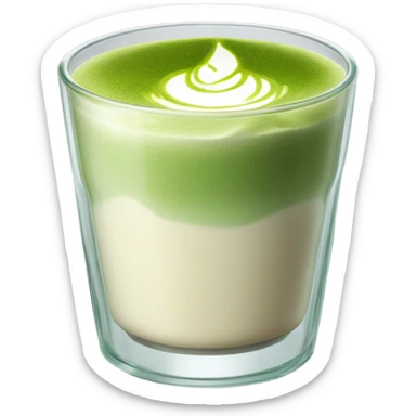Matcha latte  sticker