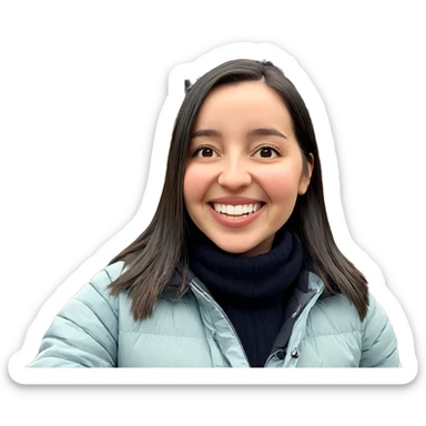 smiling group of friends outdoors sticker