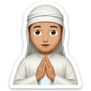 Muslim prayer sticker
