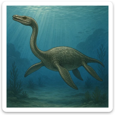 Plesiosaurus sticker