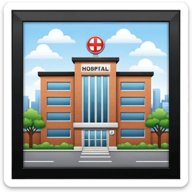 hospital sticker