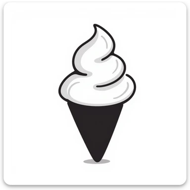 a scoop of ice cream sticker