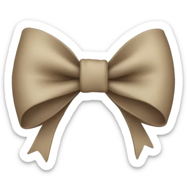 neutral bow  sticker