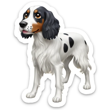 Llewellin setter dog sticker