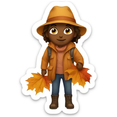 autumn sticker