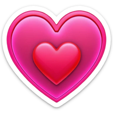 love heart neon cyberpunk sticker