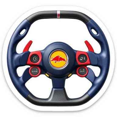 Redbull F1 stearing wheel  sticker