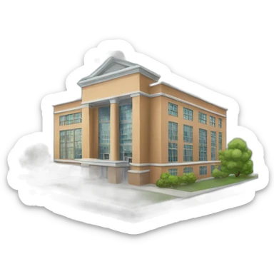 school-building sticker