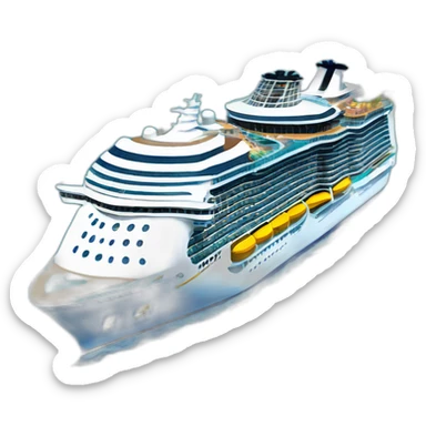 Royal Caribbean Oasis of the Seas Ship sticker