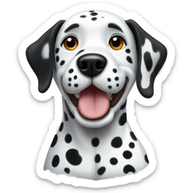 Dalmatian dog sticker