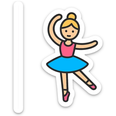 ballerina sticker
