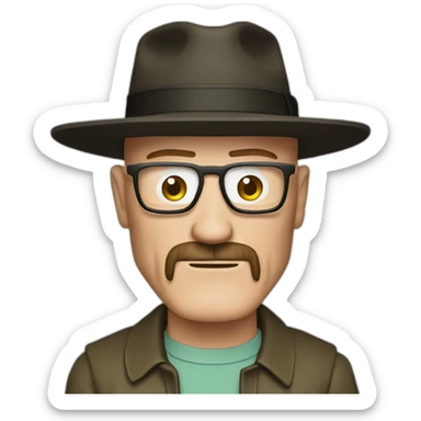 Heisenberg Breaking Bad sticker