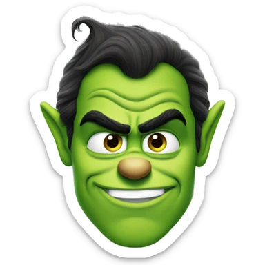 henry cavill as grinch sticker