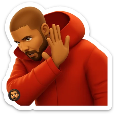 bearded boy in coat sticker