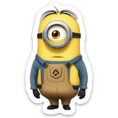 Minion enano sticker