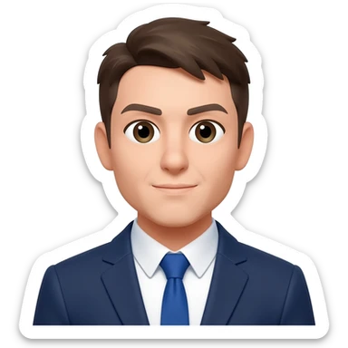 wearing blue ties sticker