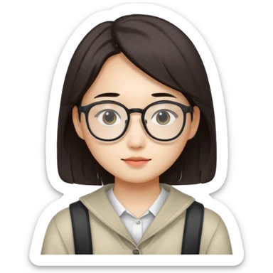 korean student sticker