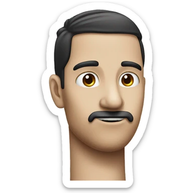 long neck chin poking out sticker