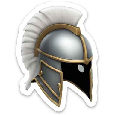 Warrior helmet sticker