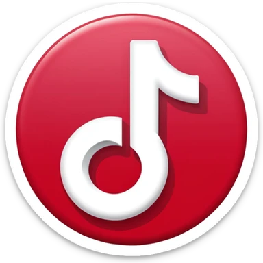 Tiktok logo sticker