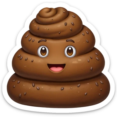 💩 poop emoji sticker
