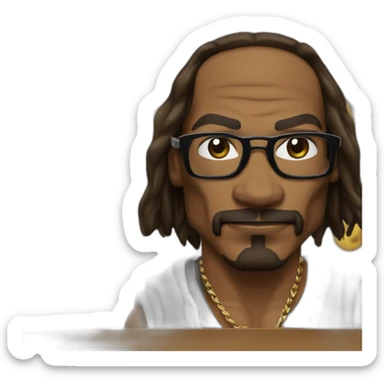 Snoop Dog le rappeur mais très musclé sticker