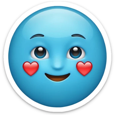 Blue tick imoji sticker