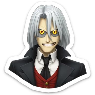 Alucard from "Hellsing" sticker