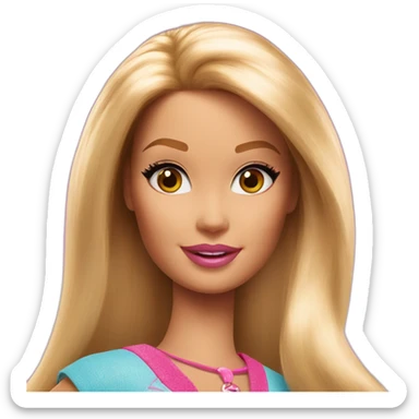barbie from barbie movie sticker