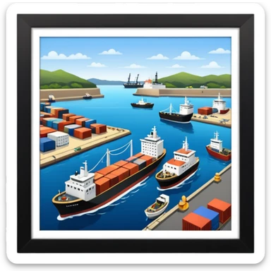 american port sticker