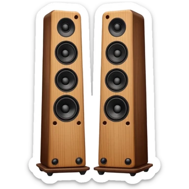 speaker towers sticker
