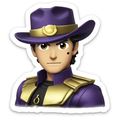 Jotaro from Jojo’s bizzare adventure sticker